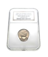 1985-P 5C Jefferson Nickel Double Struck 2nd 75% O/C w/ Indent Error NGC... - $10,112.74 MXN
