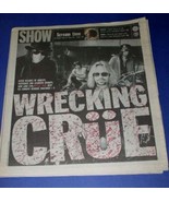 MOTLEY CRUE SHOW NEWSPAPER SUPPLEMENT VINTAGE 2005 - €21,55 EUR