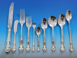 English Gadroon by Gorham Sterling Silver Flatware Set 8 Service 94 pcs Dinner - $6,014.25