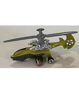 Hot Wheels Helicopter  Yellow  and Gray Blades “Sky Knife” - Loose - $5.60
