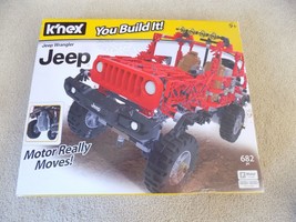 K&#39;nex You Build It Jeep Wrangler 682 Piece Building Kit Ages 9+--FREE SH... - £23.49 GBP