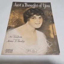 Just a Thought of You by Joe Goodwin, James F. Hanley 1919 Sheet Music - $11.98