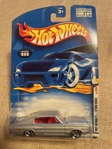 HOT WHEELS 2000 First Editions Silver &#39;67 DODGE CHARGER w/ Red interior - £4.22 GBP