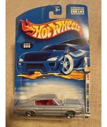 HOT WHEELS 2000 First Editions Silver &#39;67 DODGE CHARGER w/ Red interior - £4.20 GBP