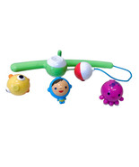 Munchkin Fishin&#39; Magnetic Rod &amp; 3 Under Water Character Bobbers Bath Toy... - £7.15 GBP