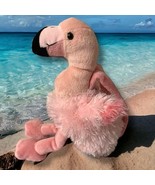 PURSE 2 handle zipper Wishpets Coral the plush PINK FLAMINGO 2004 preowned - $20.59 CAD