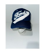 Ford Men&#39;s Navy Blue/White Cotton Embroidered Adjustable Strapback Baseb... - $28.59