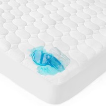 Pack N Play Mattress Pad Sheets Fitted Waterproof Mini Crib Mattress Protector 3 - £20.77 GBP