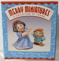 Hallmark Merry Miniatures Snow White and Dancing Dwarf 1997 - £12.13 GBP