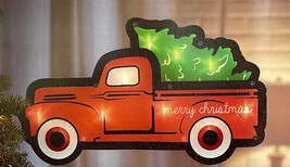 Holiday Time Shimmer Truck Window Decoration - £8.05 GBP