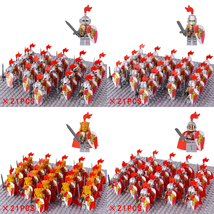 Kingdom Castle Red Lion Knights Infantry Army Set 84 Collectible Minifig... - £20.61 GBP+