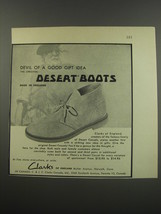 1955 Clarks Desert Boots Advertisement - Devil of a good idea - £14.87 GBP