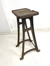Vintage CAST IRON Table Base bench ends machine heavy antique metal New ... - $550.00