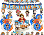 Piece Anime Birthday Decorations Party Supplies Party Favor Include Happ... - £24.34 GBP