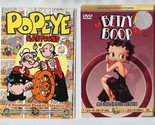 Popeye Cartoons And Betty Boop Cartoon Treasures DVD&#39;s - $10.89