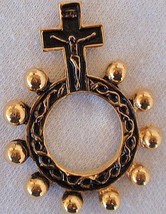  Goden color finger rosary C  - $15.00