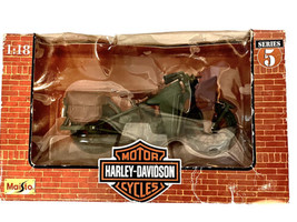 Vintage Maisto Harley Davidson 1942 WLA Flathead Die Cast Metal Collectible - $22.00