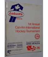 1st Annual Can-Am International Hockey Tournament Souvenir Program Niaga... - $18.77