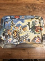 The Real Ghostbusters Cartoon 1986 Vintage Columbia Pictures Metal TV Lap Tray - £35.21 GBP
