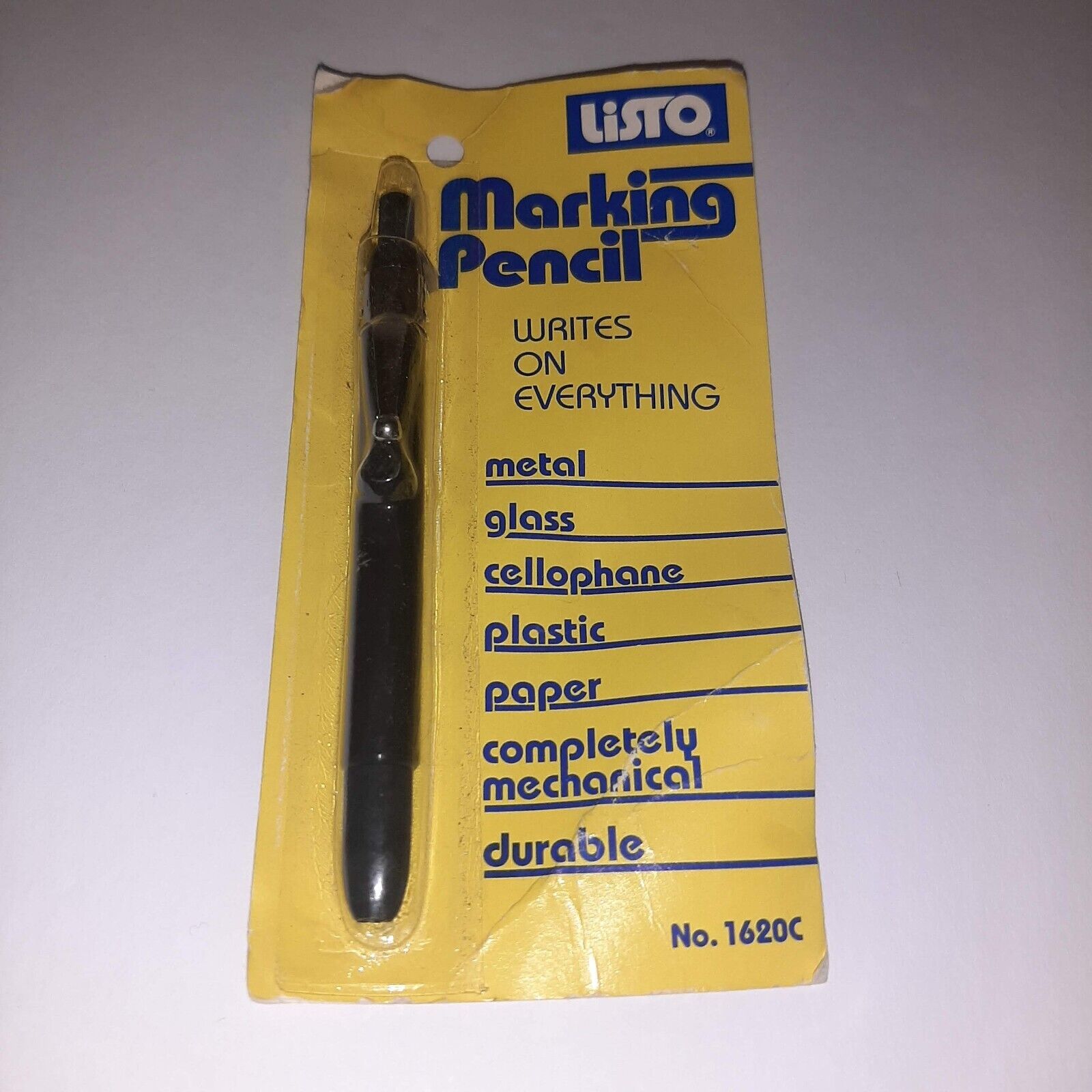 Listo Marking Pencil China Markers/Grease Pencils/China Marking Vintage NEW - $7.92