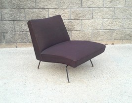 Rare Baughman Style Mid Century Low Slung Armless Lounge Chair - $2,900.00