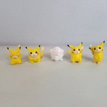 Pokemon Lot of 5 Pikachu Different Poses and Chansey Approx 1.5&quot; in Tall - $15.99