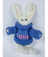 BOYDS BEARS THE BOYD&#39;S COLLECTION WHITE BUNNY RABBIT PLUSH WITH SWEATER ... - $16.23 CAD