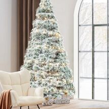 Homeroots 9 Foot White Pre-Lit Full Spruce Artificial Christmas Tree With - €153,34 Homeroots 9 Foot White Pre-Lit Full Spruce Artificial Christmas Tree With - €153,34 EUR