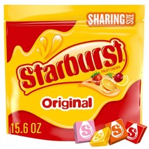 STARBURST Original Fruit Chews Chewy Summer Candy Sharing Size Bag, 15.6oz - £5.24 GBP