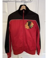 Chicago Blackhawk&#39;s Embroidered Track Jacket Mitchell and Ness Small. NH... - £18.21 GBP