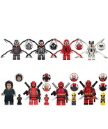8pcs Superhero Venom Serum Riot Deadpool Assembled Building Blocks Minif... - $20.99