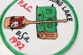 Vintage 1992 P.A.C. Camp Long Lake Round Boy Scouts of America BSA Patch - £9.24 GBP