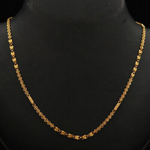 22cts Seal Highest Gold 9inches Snake Chain Step Uncles New Year Day Jewelry - £1,648.64 GBP
