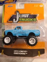 Just Trucks 1972 Blue Chevy Cheyenne Wave 13 Licensed Jeep &amp; GM 2016 Jada - £6.45 GBP