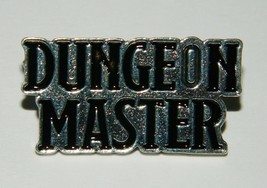 Dungeon Master Name Logo Gaming Metal Enamel Pin NEW UNUSED - $7.84