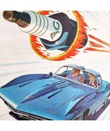 1963 AC Spark Plugs Chevy Corvette Shark XP-755 Advertisement Automobili... - $732.24 MXN