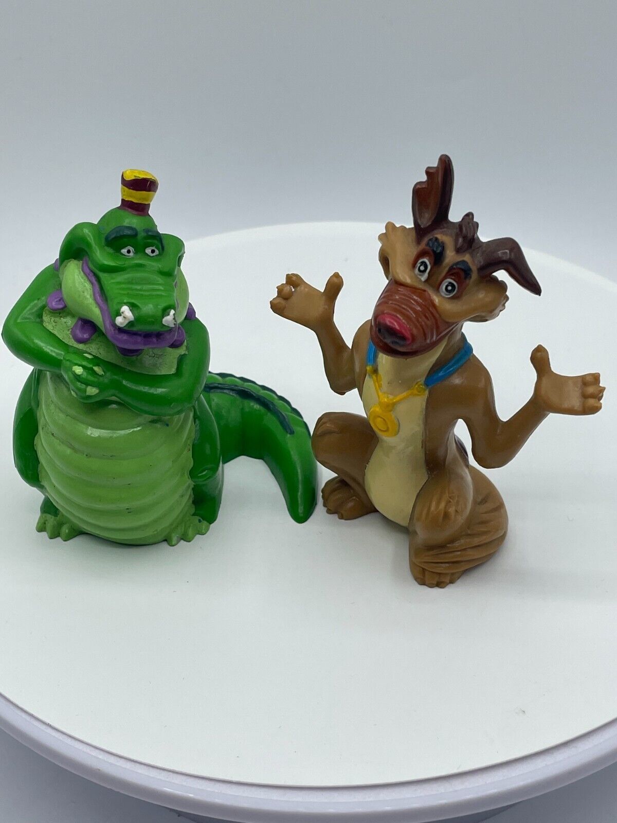 Vintage All Dogs go to Heaven PVC Figure Lot Charlie & King Gator 1989 Wendy's - £4.47 GBP