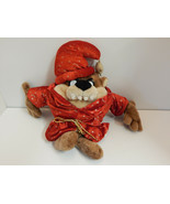 Vintage TAZ TAZMANIAN 15&quot; PLUSH TOY Six Flags - £19.71 GBP