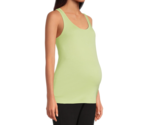 Time and Tru Women&#39;s Maternity Tank Top Lime Wash Size S (4-6) - $15.83