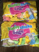 Spangler Bunnies Chicks Eggs Marshmallow Easter 2-Bags 10 Oz Each ~ 5/20... - £19.07 GBP