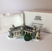 Dept 56 Heritage Village Lionhead Bridge 5864-5 Porcelain Accessory Lion Vtg - £13.84 GBP