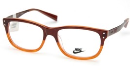 NEW NIKE 7207 010 Brown EYEGLASSES FRAME 52-17-140mm B36mm - £58.74 GBP