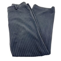 Oleg Cassini Women&#39;s 10 Black Pinstripe Pants with Side Pockets - £13.23 GBP