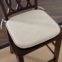 Lavish Home Chair Pad - Taupe - £23.46 GBP