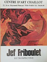 Jef Friboulet - Original Exhibition Poster – Center Art Chaillot -AFFICHE-1977 - $141.02