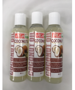 3 PCS AFRICAN ANGEL COCONUT OIL 4FL OZ EACH HAIR &amp; SKIN CONDITIONER - £14.24 GBP