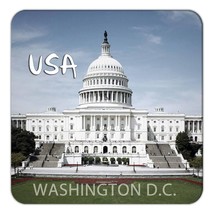 USA Washington DC : Gift Coaster Capitol State Flag American Country Souvenir - £3.98 GBP+