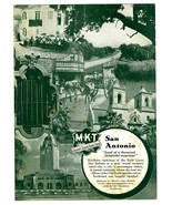 MKT Railroad Menu San Antonio Cover KATY Missouri Kansas Texas Lines 1940 - £274.44 GBP
