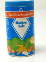 Blue Salad Small Marken Salz Salt Travel Shaker Vintage  - $9.45
