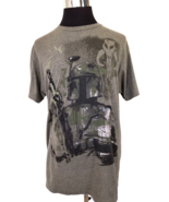 Star Wars Men&#39;sTee Shirt Size Large Gray Screenprint by Mad Engine Lucas... - $11.88